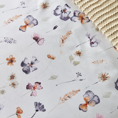 Pressed Flowers Pattern Bed Linen Set