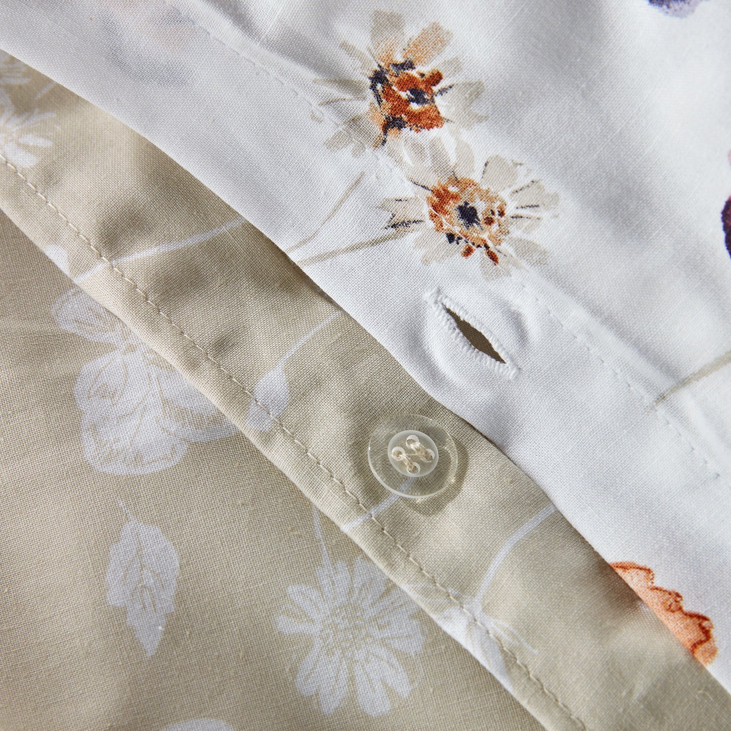 Pressed Flowers Pattern Bed Linen Set