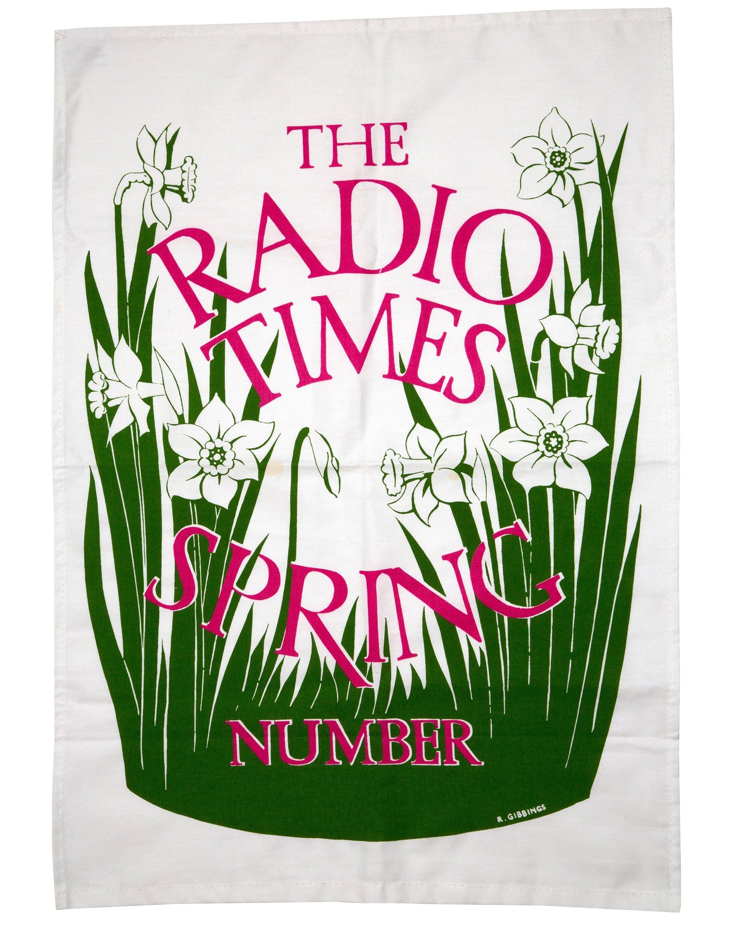 Radio Times Spring Tea Towel 1936